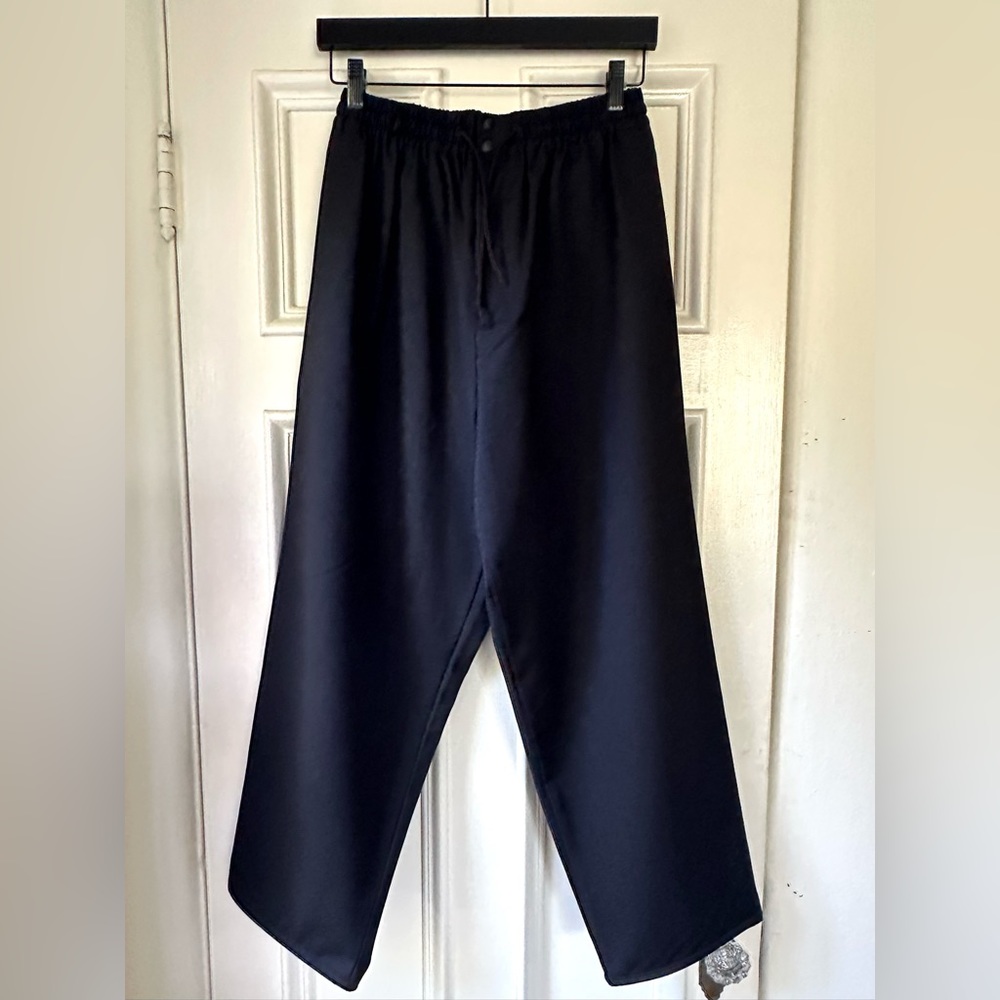 Y-3 wide leg pants (black)